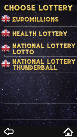 Choose your lottery game